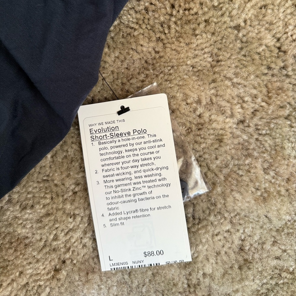 Lulu Lemon Evolution Short Sleeve Pro - Picture 2 of 4